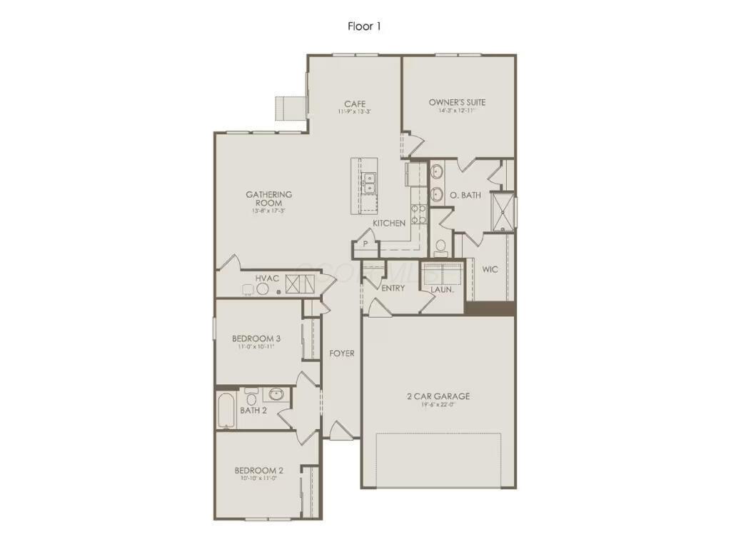 314 Rye Street, Unit LOT 50 Galloway, OH 43119 - Photo 34 of 34 Floorplan