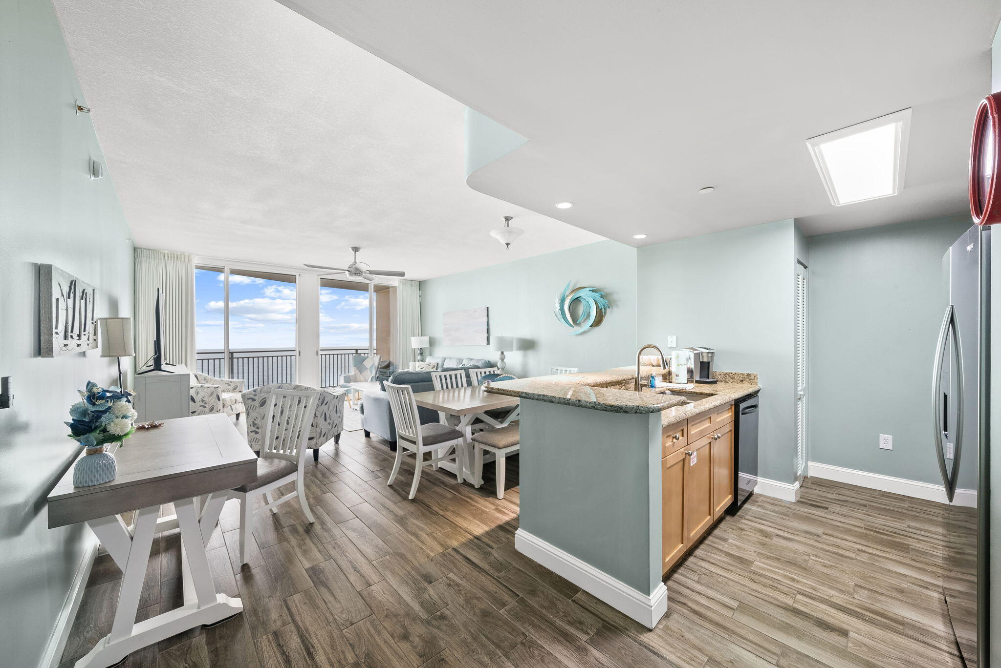 15625 Front Beach Road, Unit 1004 Panama City Beach, FL 32413 - Photo 15 of 42 Gulf View from the Kitchen