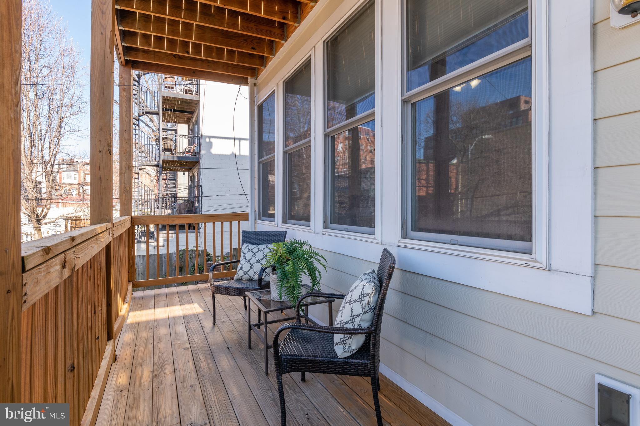 2450 Ontario Road Northwest, Unit 2 Washington, DC 20009 - Photo 23 of 28 Private Deck