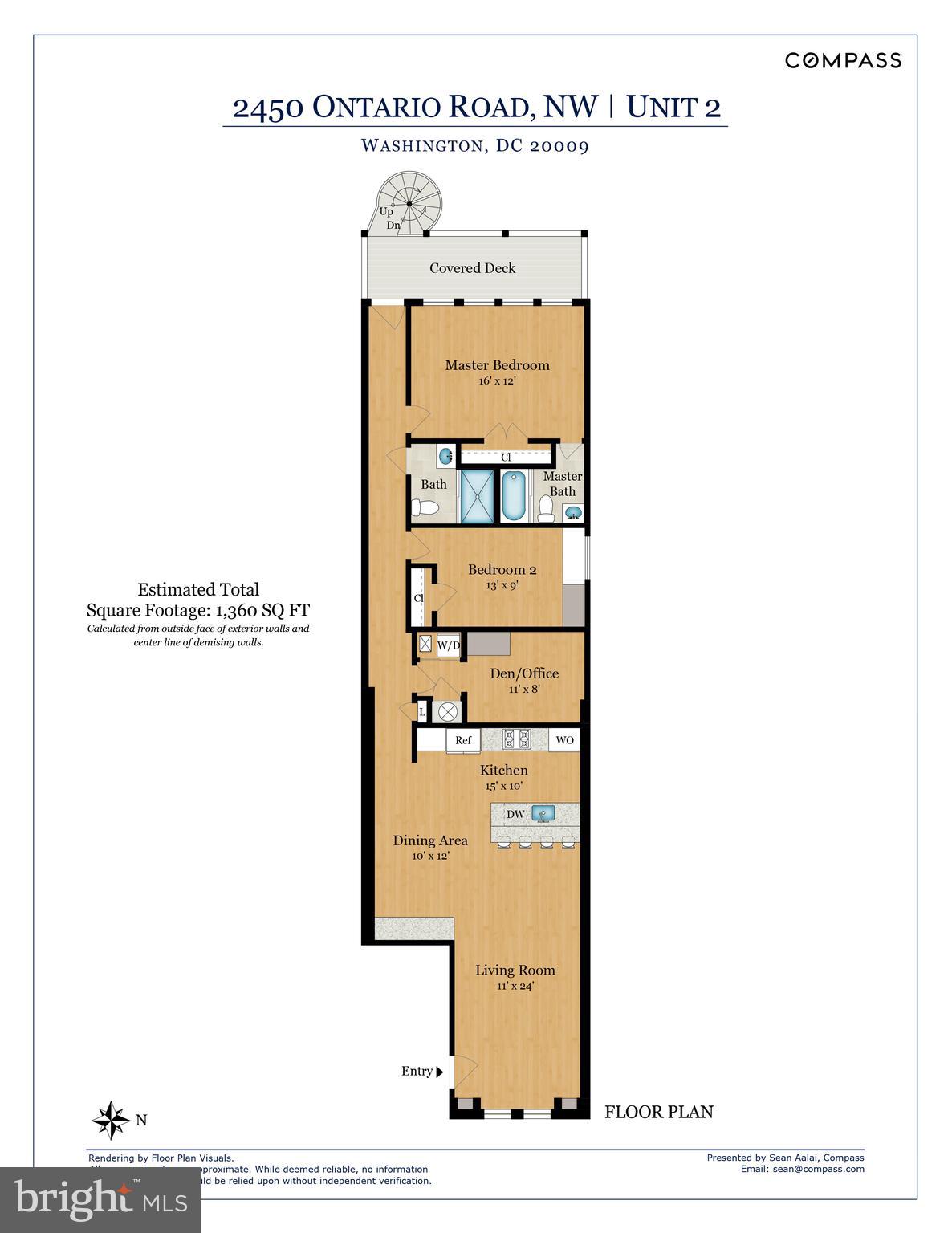 2450 Ontario Road Northwest, Unit 2 Washington, DC 20009 - Photo 28 of 28 Floorplan