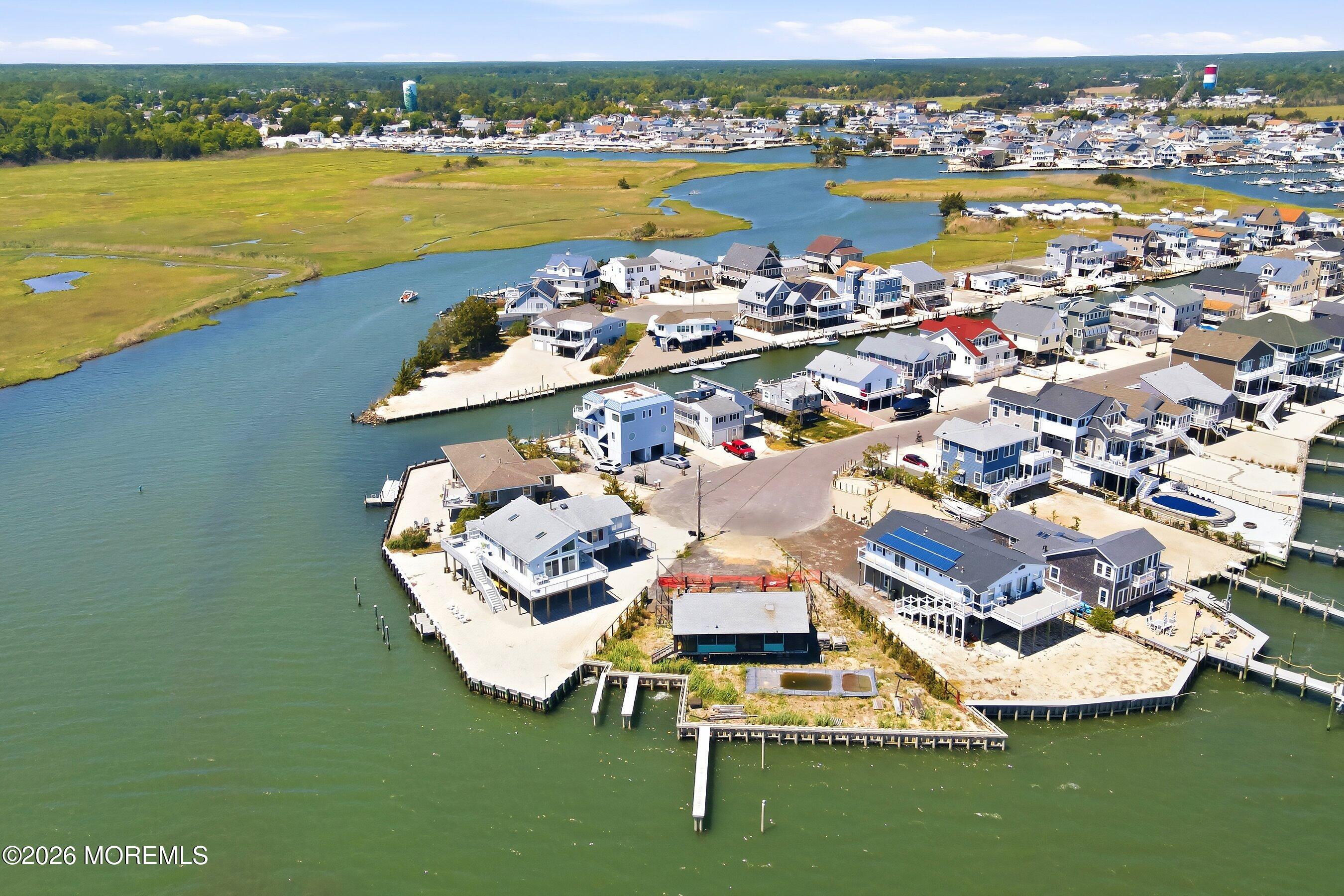 48 Parker Road Tuckerton, NJ 08087 - Photo 29 of 35 an aerial view of a house with a ocean view