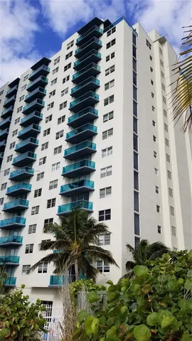 a front view of a building