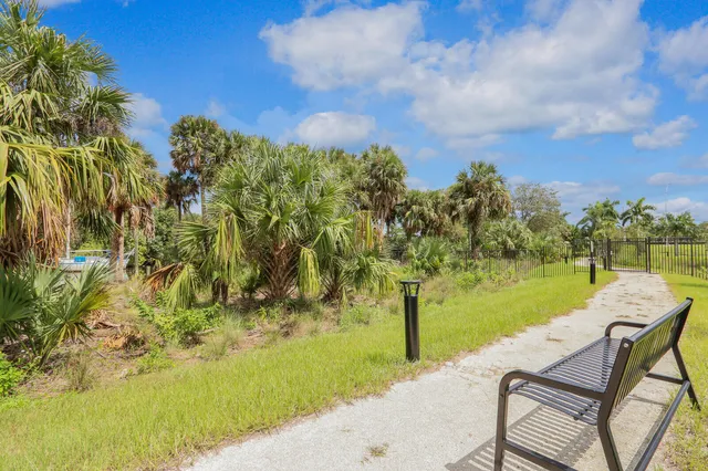 a view of a lake with outdoor space