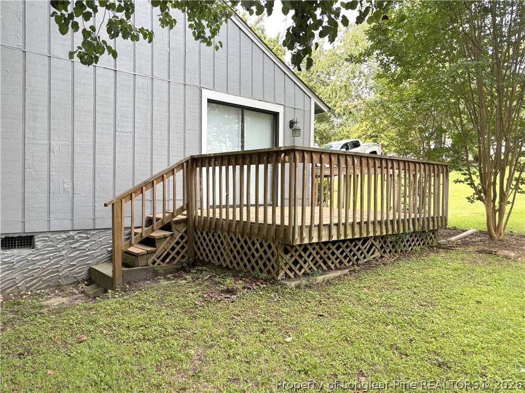 1791 Arrow Ridge Way Fayetteville, NC 28304 - Photo 3 of 20 Deck on Rear of Home