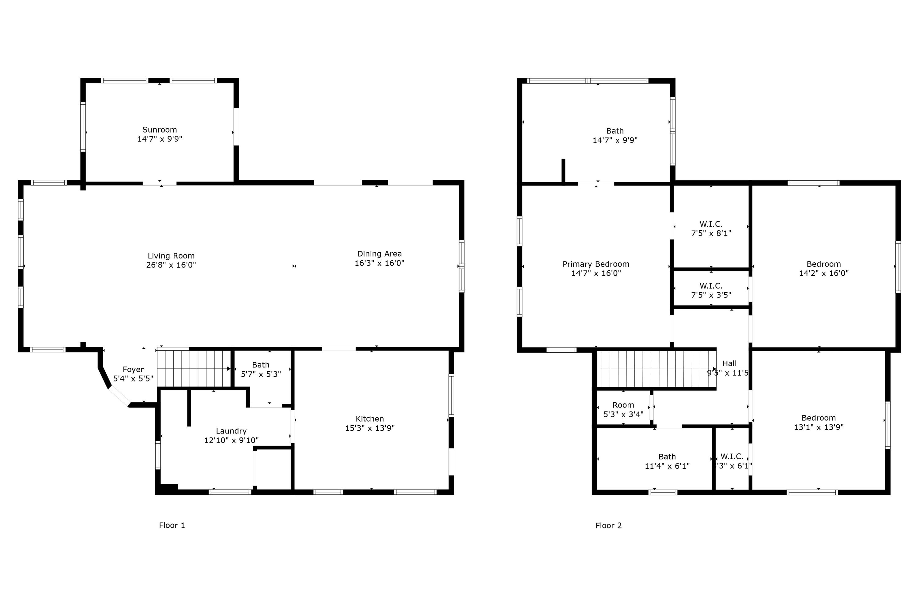 5832 Alton Road Miami Beach, FL 33140 - Photo 34 of 39 Flr Plan- Combined