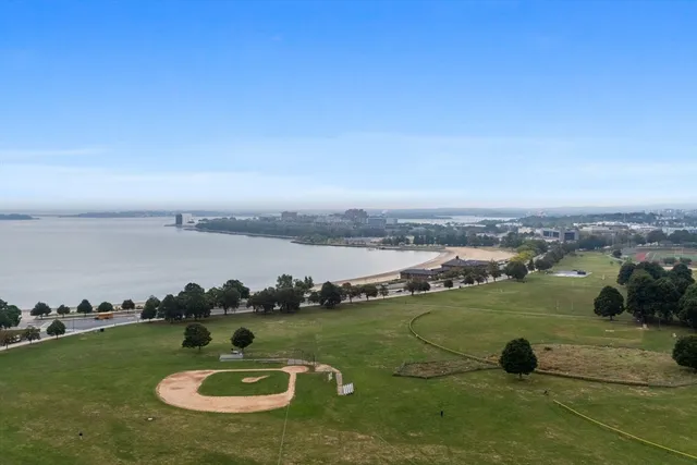 an ocean view with lake view