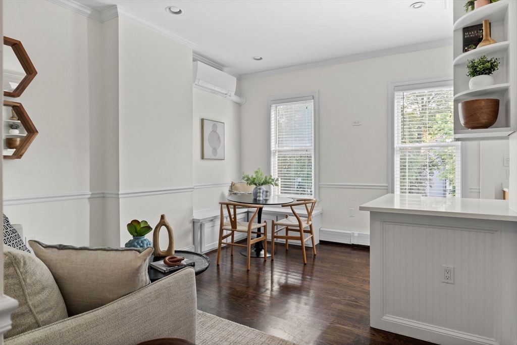 296 East 8th Street, Unit 3 Boston, MA 02127 - Photo 3 of 29 a living room with furniture and a potted plant