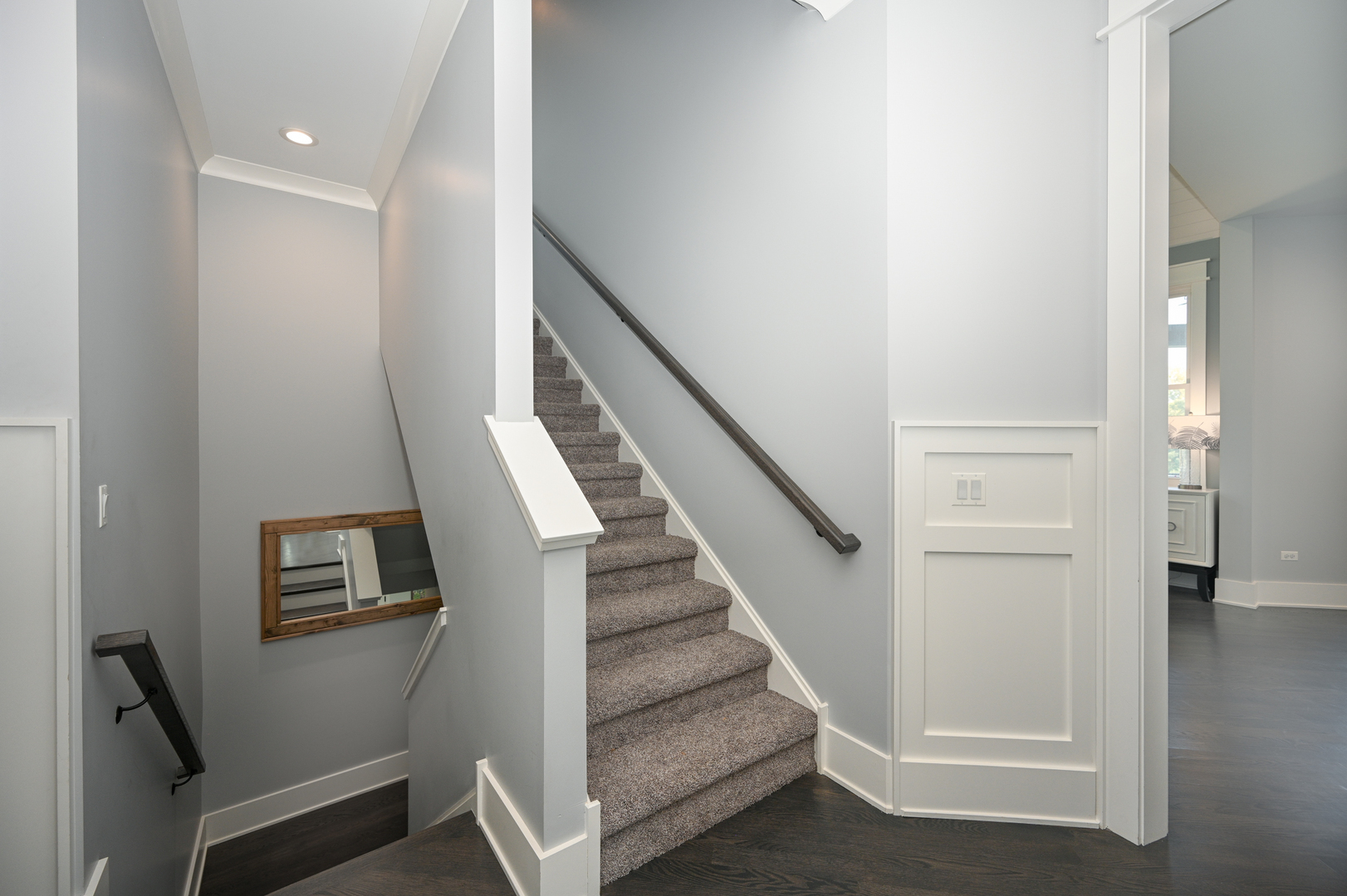 5-n107 Burr Road St. Charles, IL 60175 - Photo 25 of 54 a view of entryway and hall with wooden floor