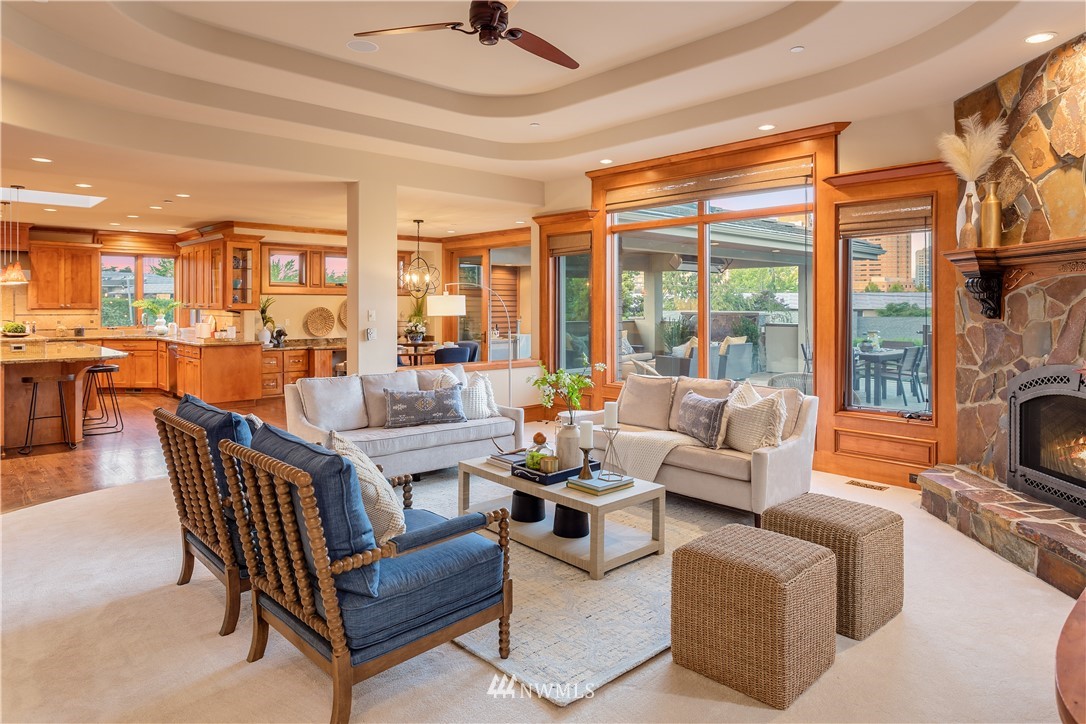 903 Belfair Road Bellevue, WA 98004 - Photo 7 of 36 a living room with furniture and a large window