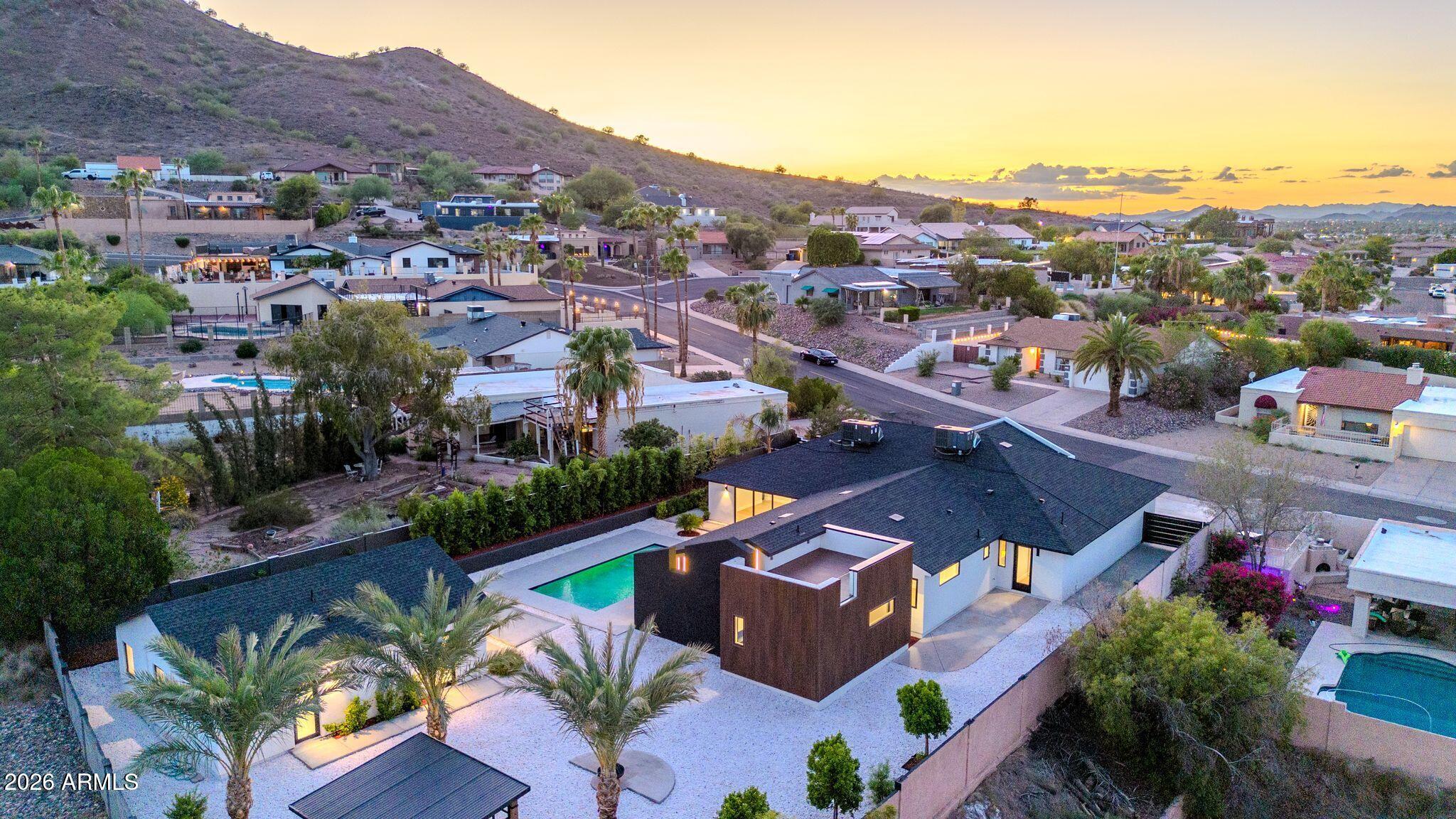 1955 East Greenway Road Phoenix, AZ 85022 - Photo 11 of 113 1955 E Greenway Rd Drone Twilight-9