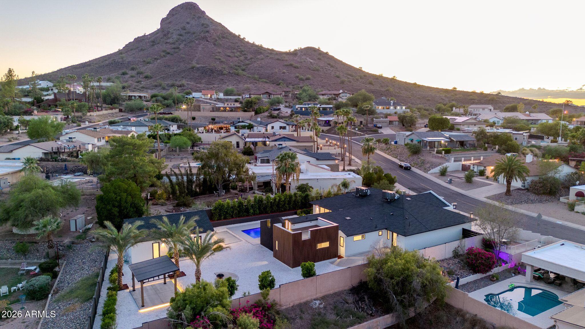 1955 East Greenway Road Phoenix, AZ 85022 - Photo 96 of 113 1955 E Greenway Rd Drone Twilight-10