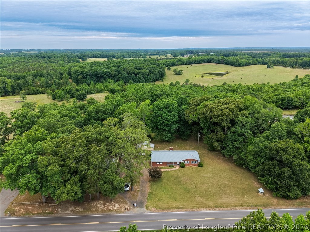 3384 Goldston Glendon Road Goldston, NC 27252 - Photo 3 of 47 an aerial view of a residential houses with outdoor space and trees