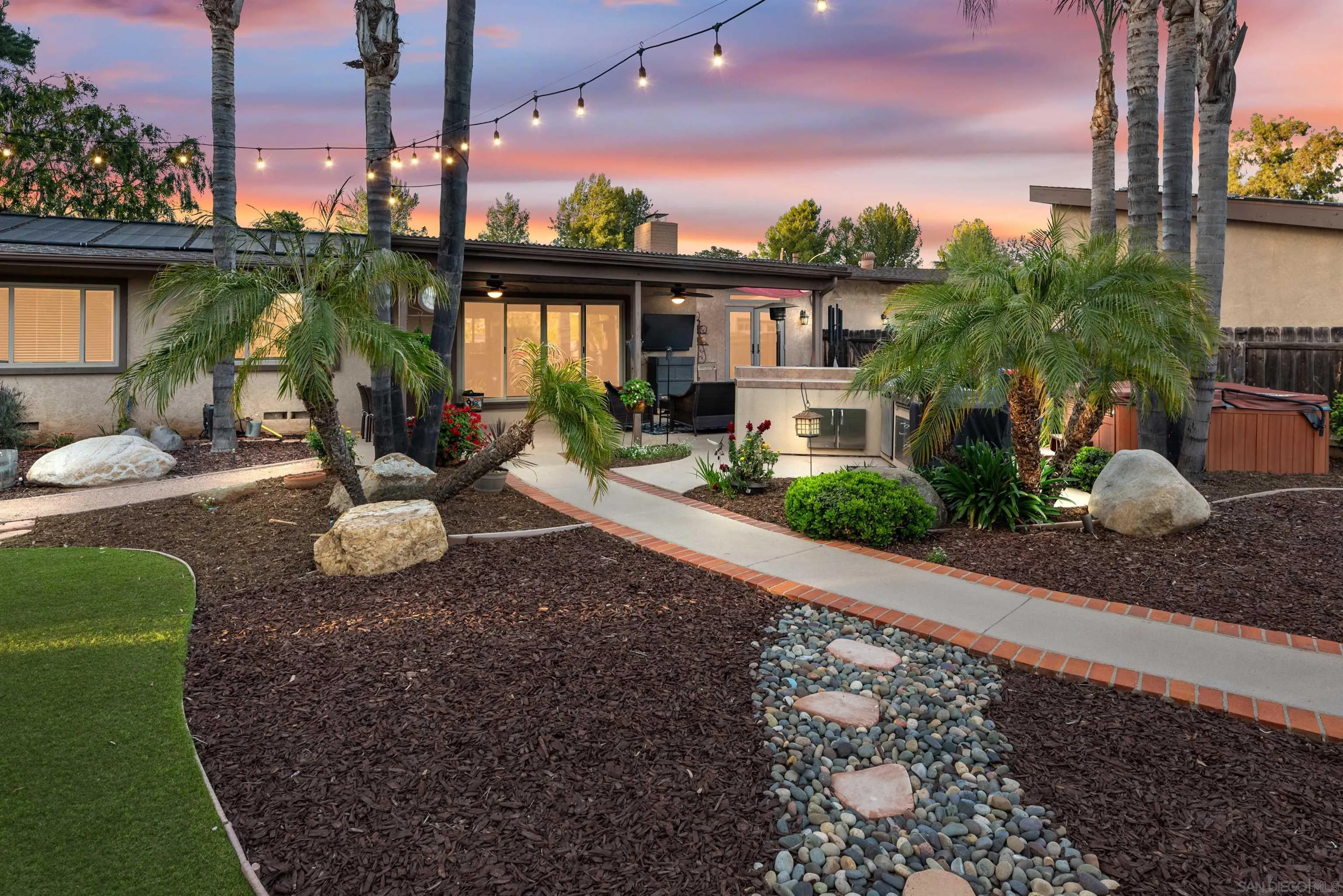 16548 Espola Road Poway, CA 92064 - Photo 66 of 70 a front view of a house with garden