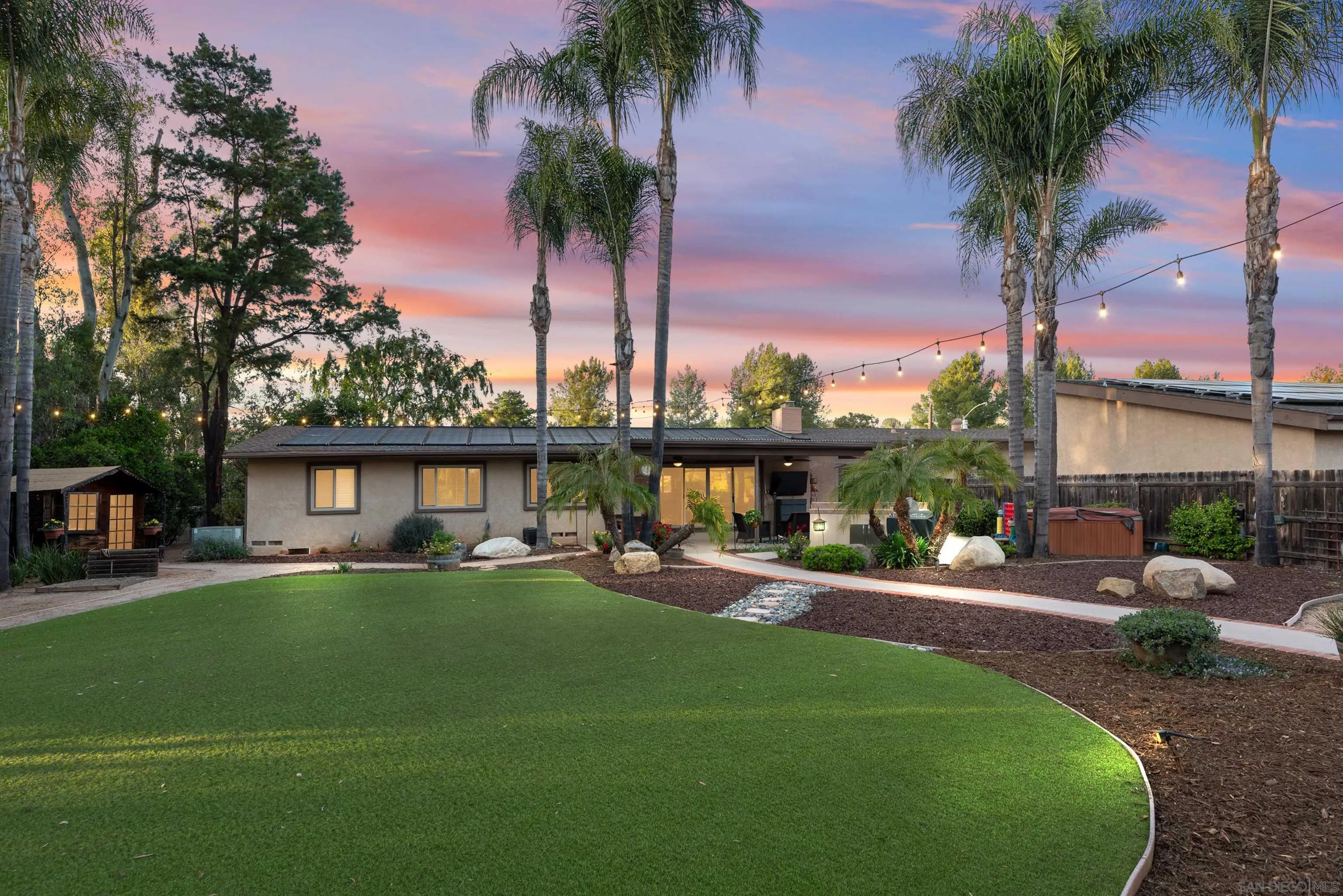 16548 Espola Road Poway, CA 92064 - Photo 69 of 70 a house with palm tree in front of it