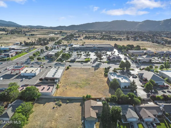 an aerial view of a houses