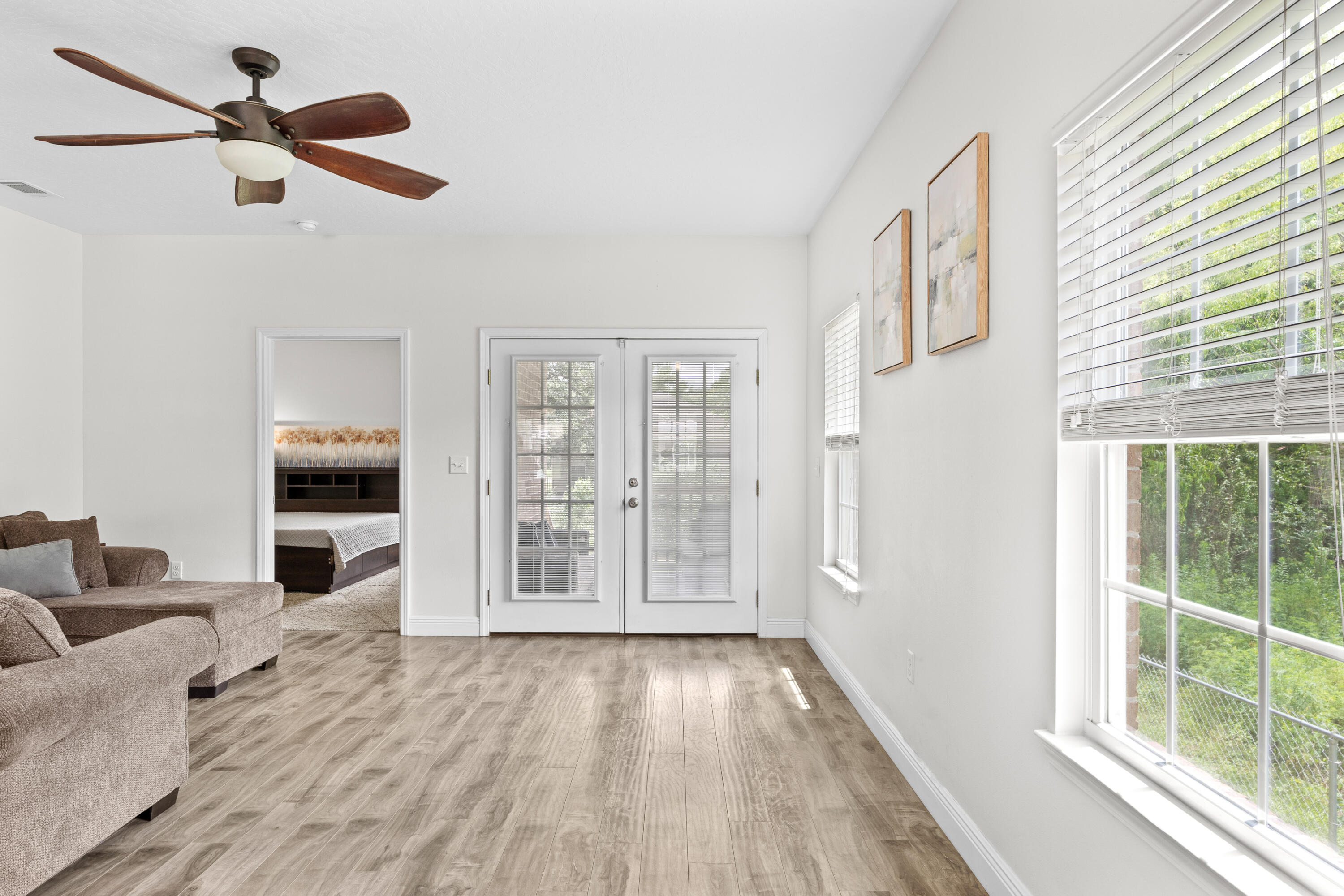 2920 Patch Avenue Crestview, FL 32539 - Photo 44 of 45 a view of workspace with wooden floor and windows