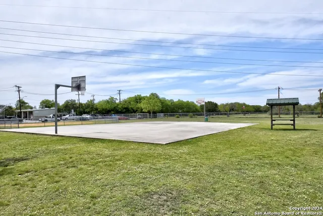a view of a lake with a big yard