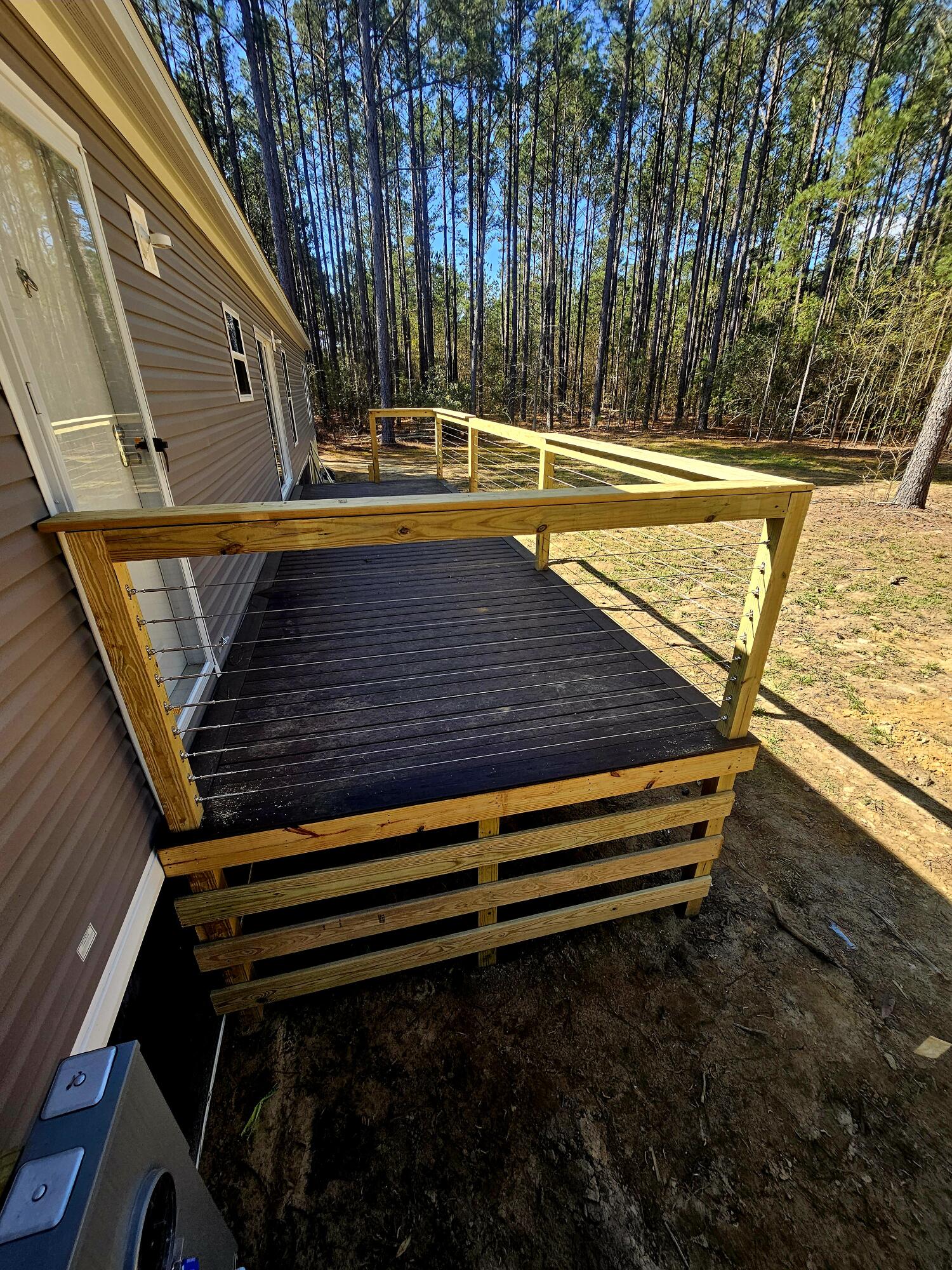 1652 Ashland Road McBee, SC 29101 - Photo 6 of 28 Upgraded Trex decking and cable railing