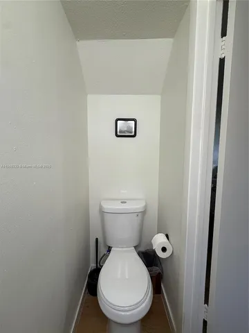a bathroom with a toilet