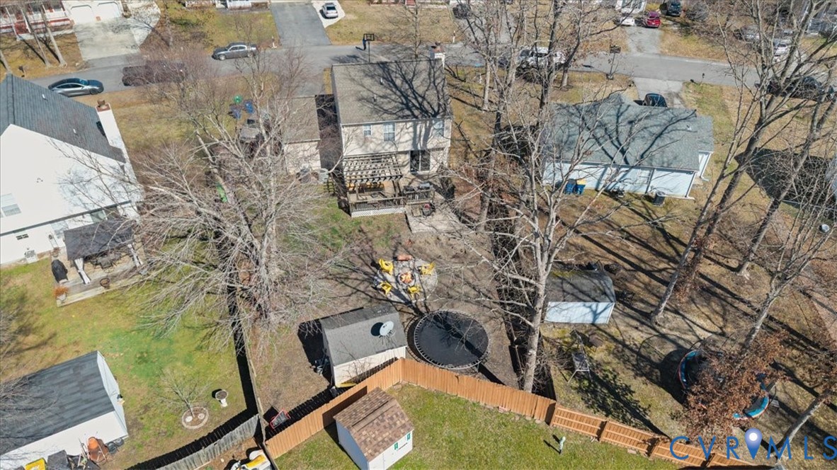 14126 Bermuda Point Court Chester, VA 23836 - Photo 23 of 50 an aerial view of a house with a yard