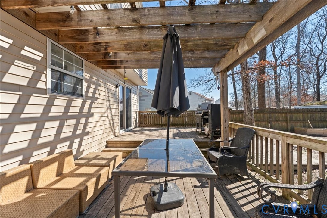 14126 Bermuda Point Court Chester, VA 23836 - Photo 9 of 50 a view of deck with patio