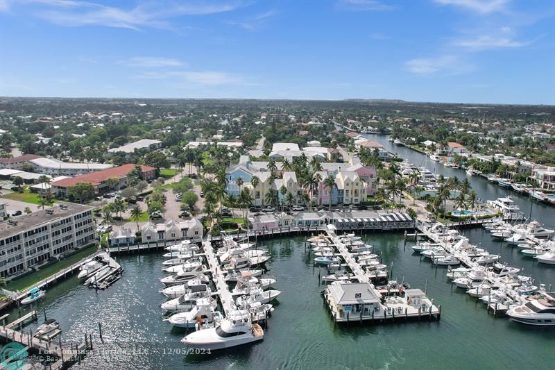 2870 Marina Circle Lighthouse Point, FL 33064 - Photo 4 of 37 an aerial view of a house with a ocean view