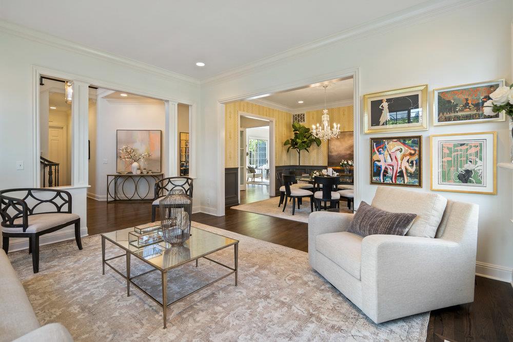 1700 Easton Drive Burlingame, CA 94010 - Photo 13 of 69 a living room with furniture and a large window