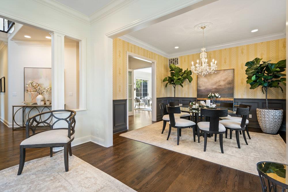 1700 Easton Drive Burlingame, CA 94010 - Photo 17 of 69 a view of a dining room with furniture window and wooden floor