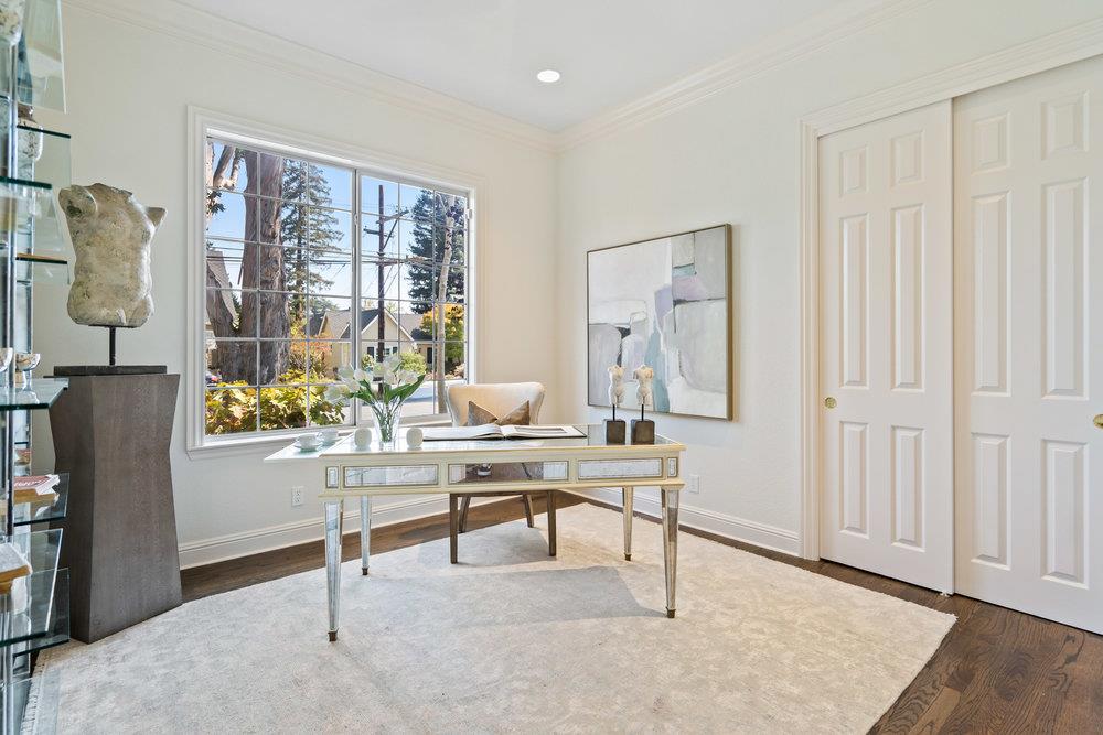 1700 Easton Drive Burlingame, CA 94010 - Photo 34 of 69 a view of a workspace with furniture and a window