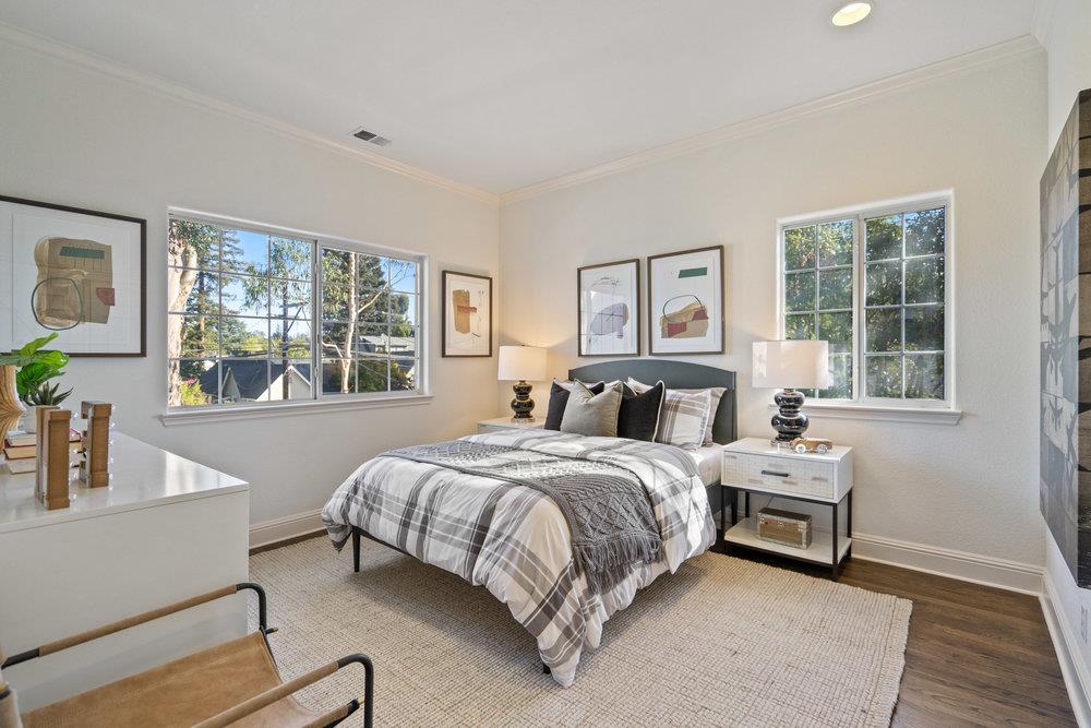 1700 Easton Drive Burlingame, CA 94010 - Photo 42 of 69 a bedroom with a large bed and a window