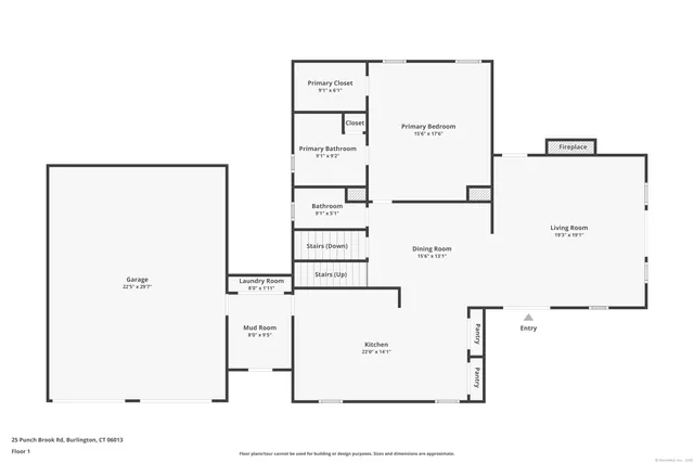 $725,000 | 25 Punch Brook Road, Burlington, CT 06013
