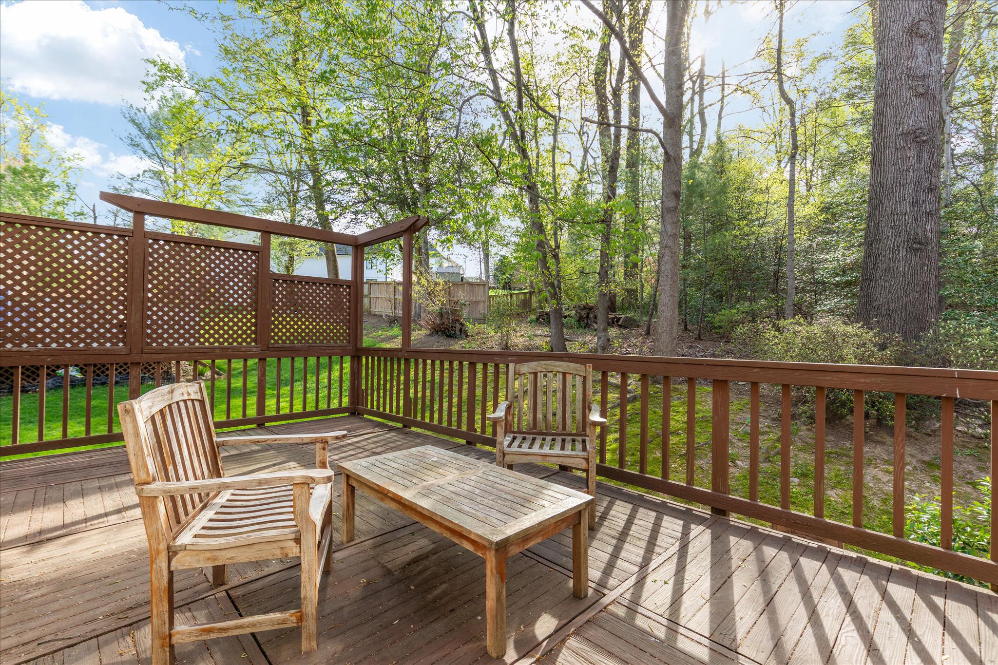 7917 Donegal Lane Springfield, VA 22153 - Photo 43 of 55 Private backyard deck
