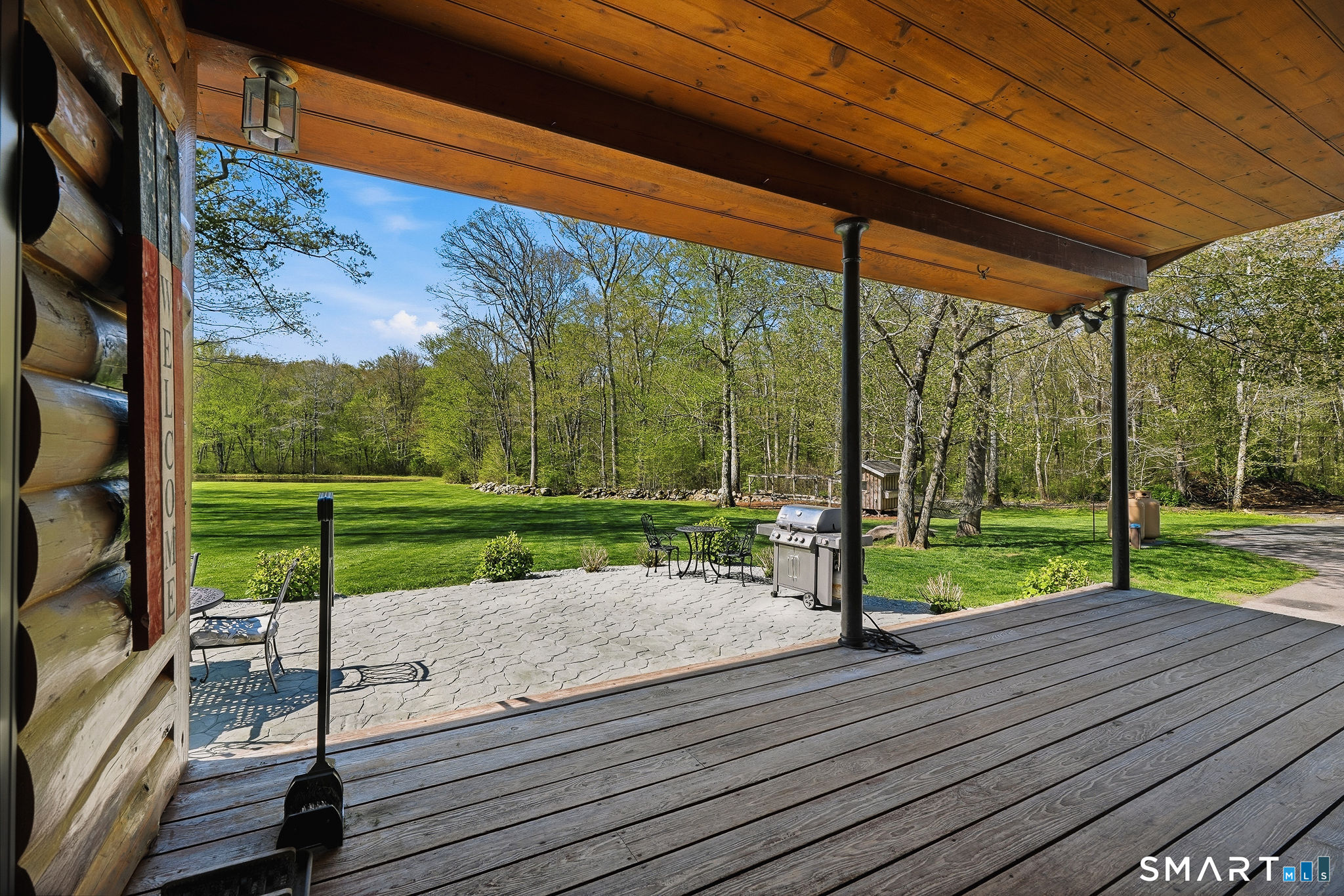 61 Mystic Road North Stonington, CT 06359 - Photo 30 of 40 a view of a park with wooden floor next to a yard