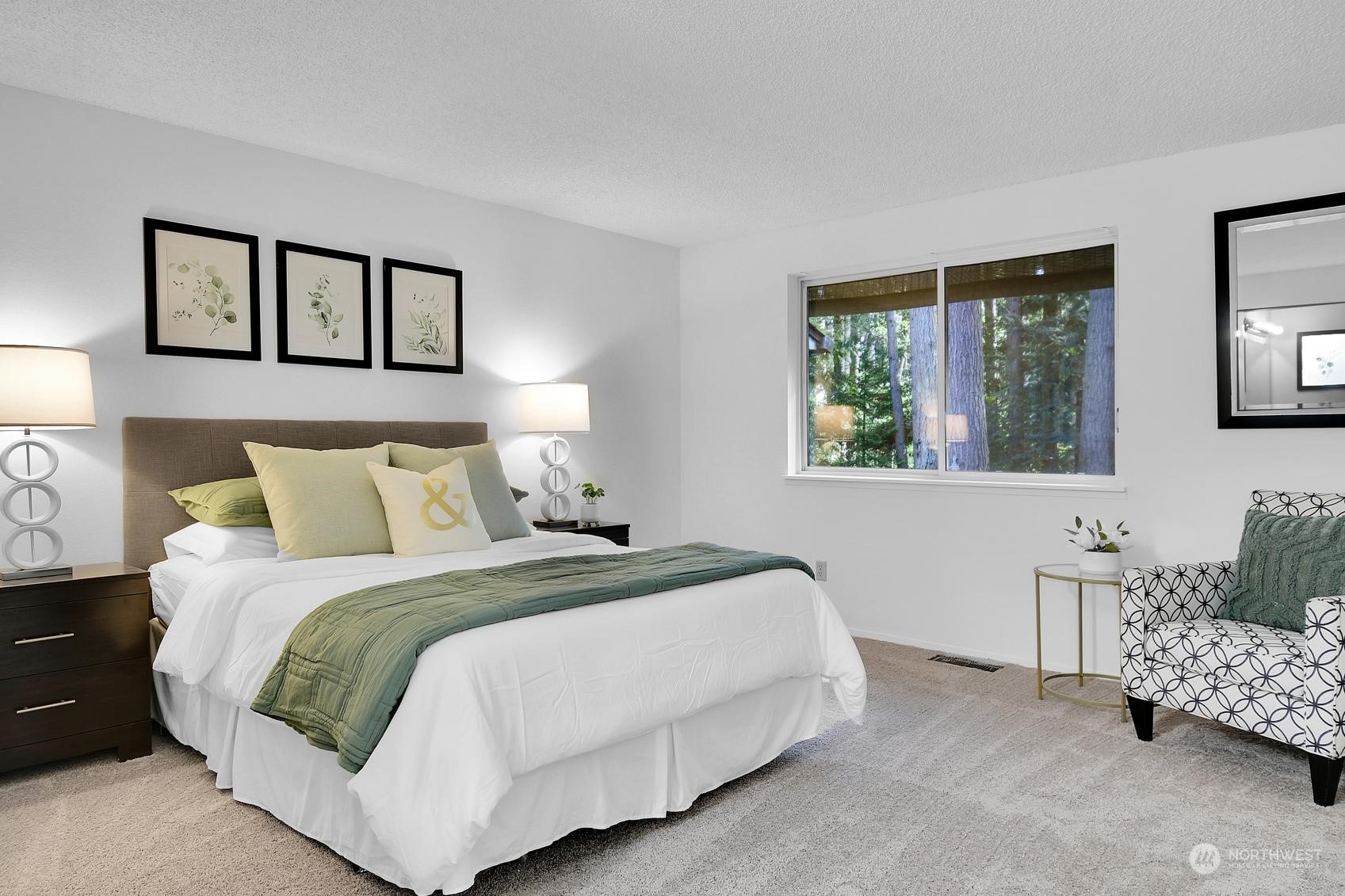 318 170th Place Southwest Bothell, WA 98012 - Photo 16 of 34 a bedroom with a bed and a couch