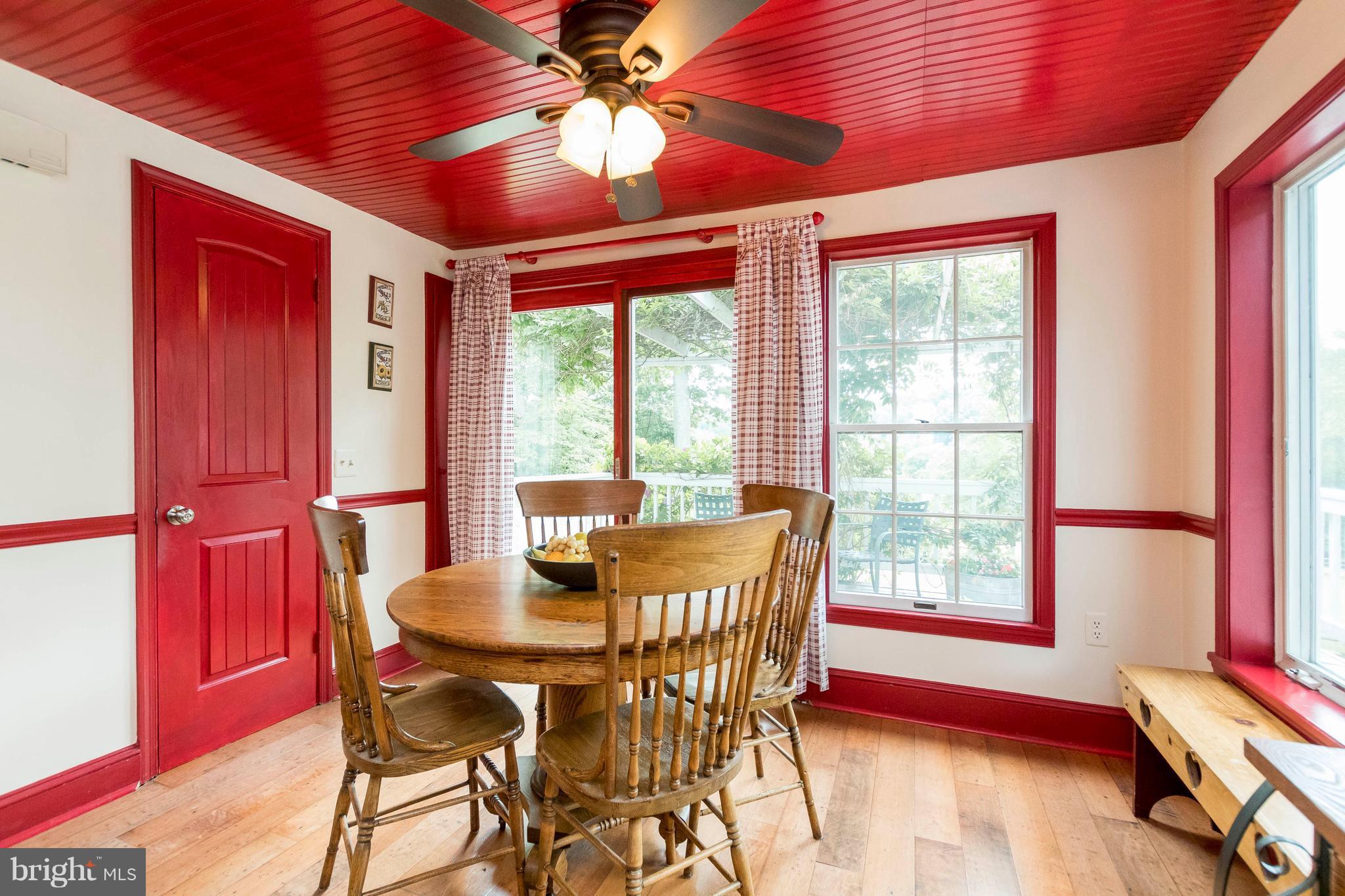 1118 Vale Road Bel Air, MD 21014 - Photo 12 of 30 Eat In Kitchen w/Slider Leading to Private Deck
