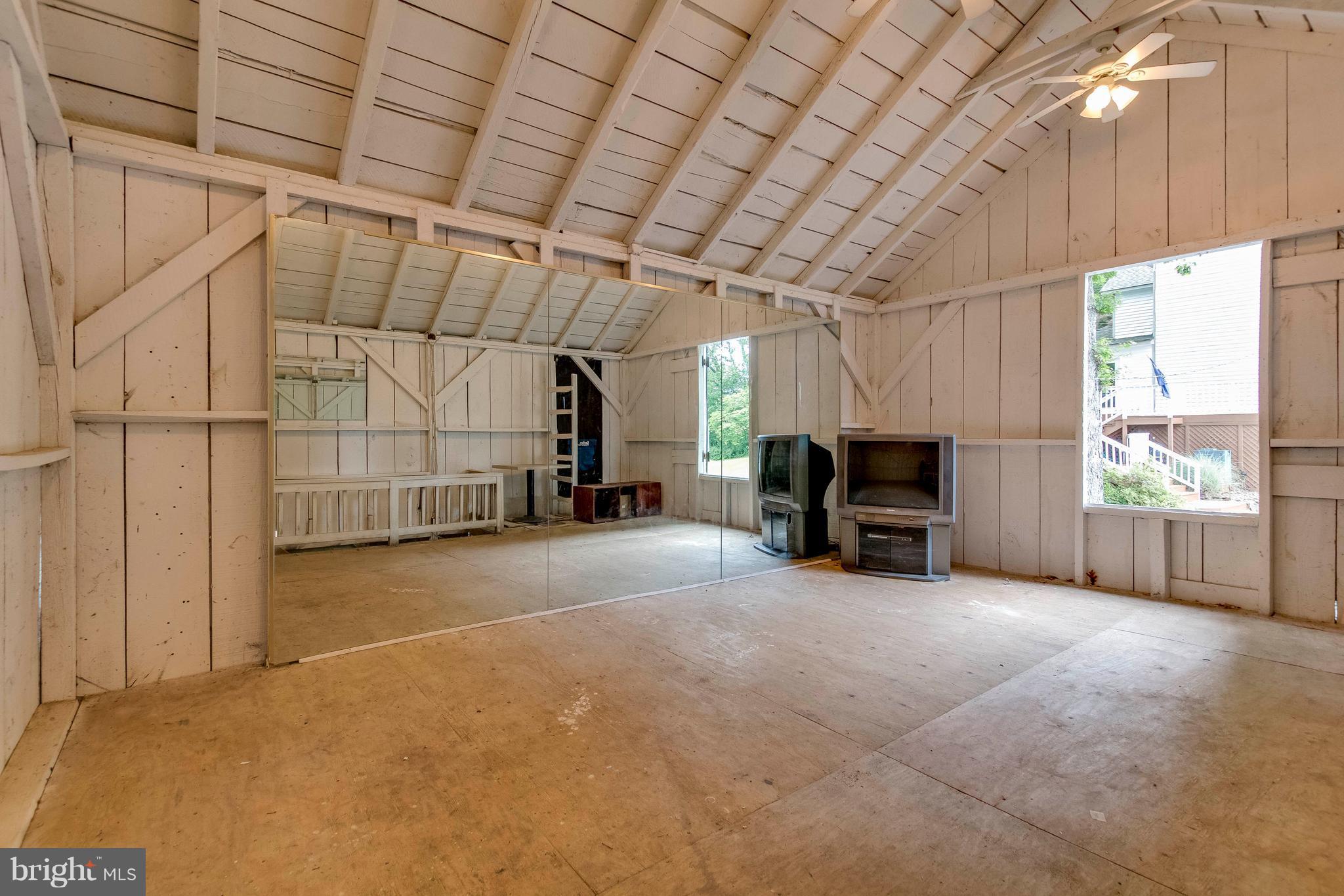 1118 Vale Road Bel Air, MD 21014 - Photo 28 of 30 Upper Studio with Mirrored Wall in Barn