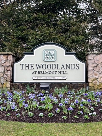 1 South Cottage Road, Unit 1 Belmont, MA 02478 - Photo 33 of 35 a sign on the side of a building