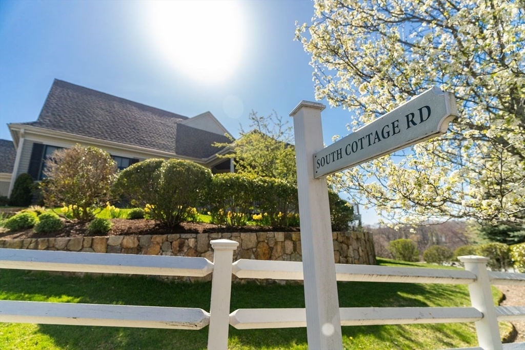 1 South Cottage Road, Unit 1 Belmont, MA 02478 - Photo 34 of 35 a front view of a house with garden