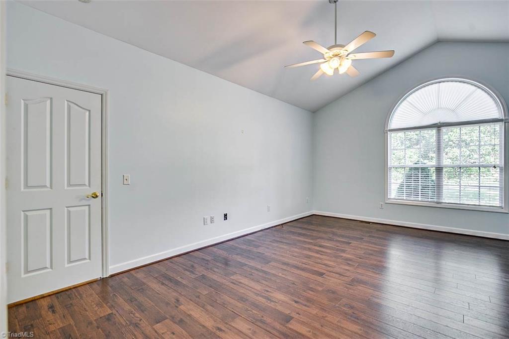 2813 Horseshoe Bend Road Randleman, NC 27317 - Photo 13 of 24 Master bedroom, vaulted ceiling