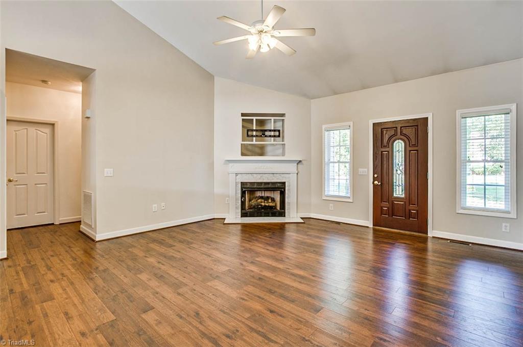 2813 Horseshoe Bend Road Randleman, NC 27317 - Photo 5 of 24 Living room, fireplace w/gas logs