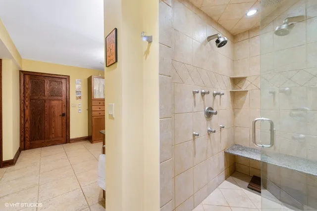 a view of bathroom with shower
