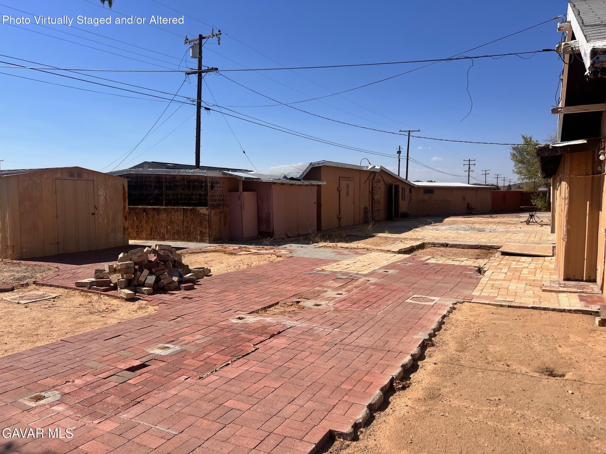 13227 Flint Street North Edwards, CA 93523 - Photo 17 of 84 a view of a backyard of a house