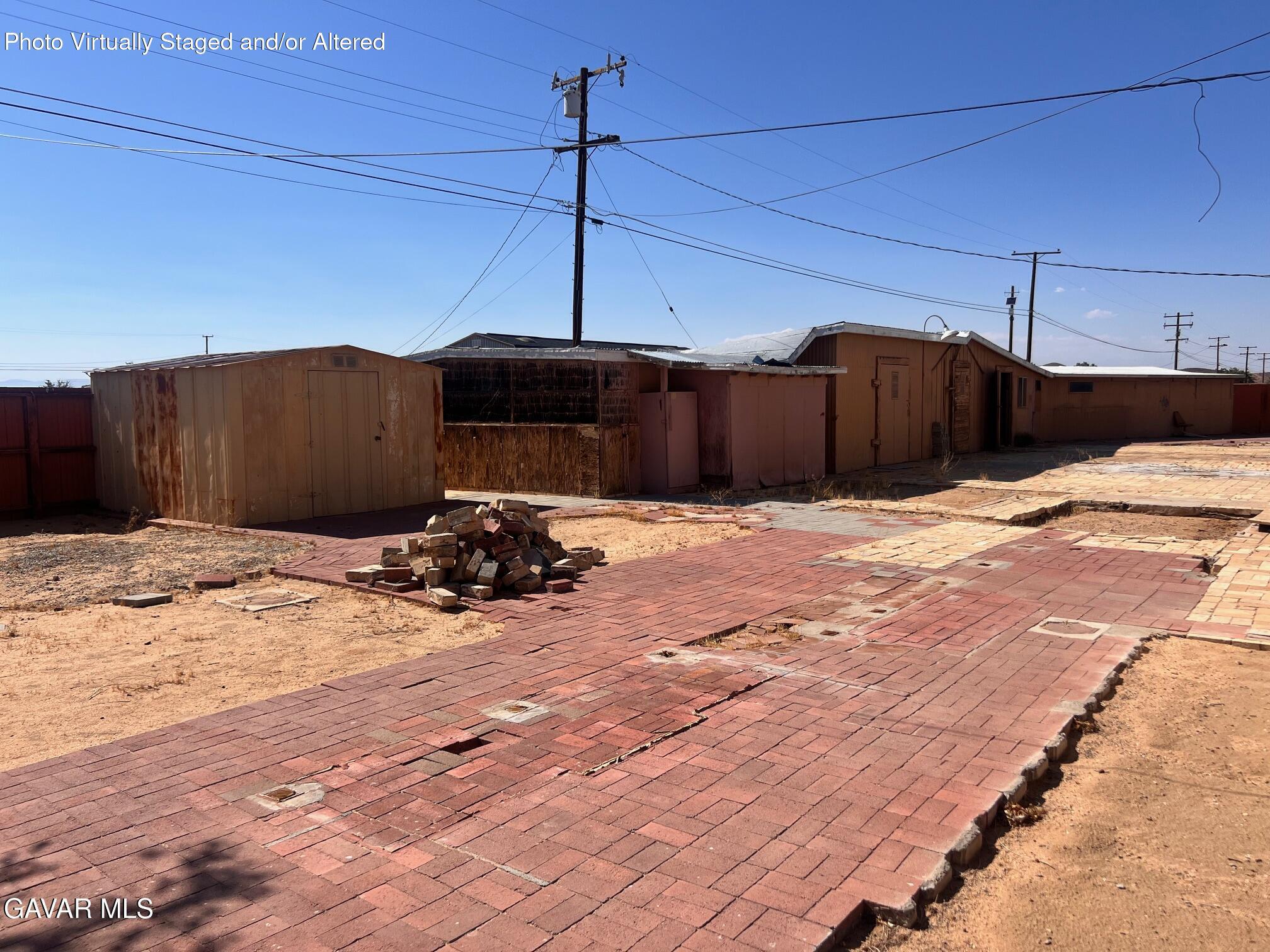 13227 Flint Street North Edwards, CA 93523 - Photo 7 of 84 a view of a backyard of a house