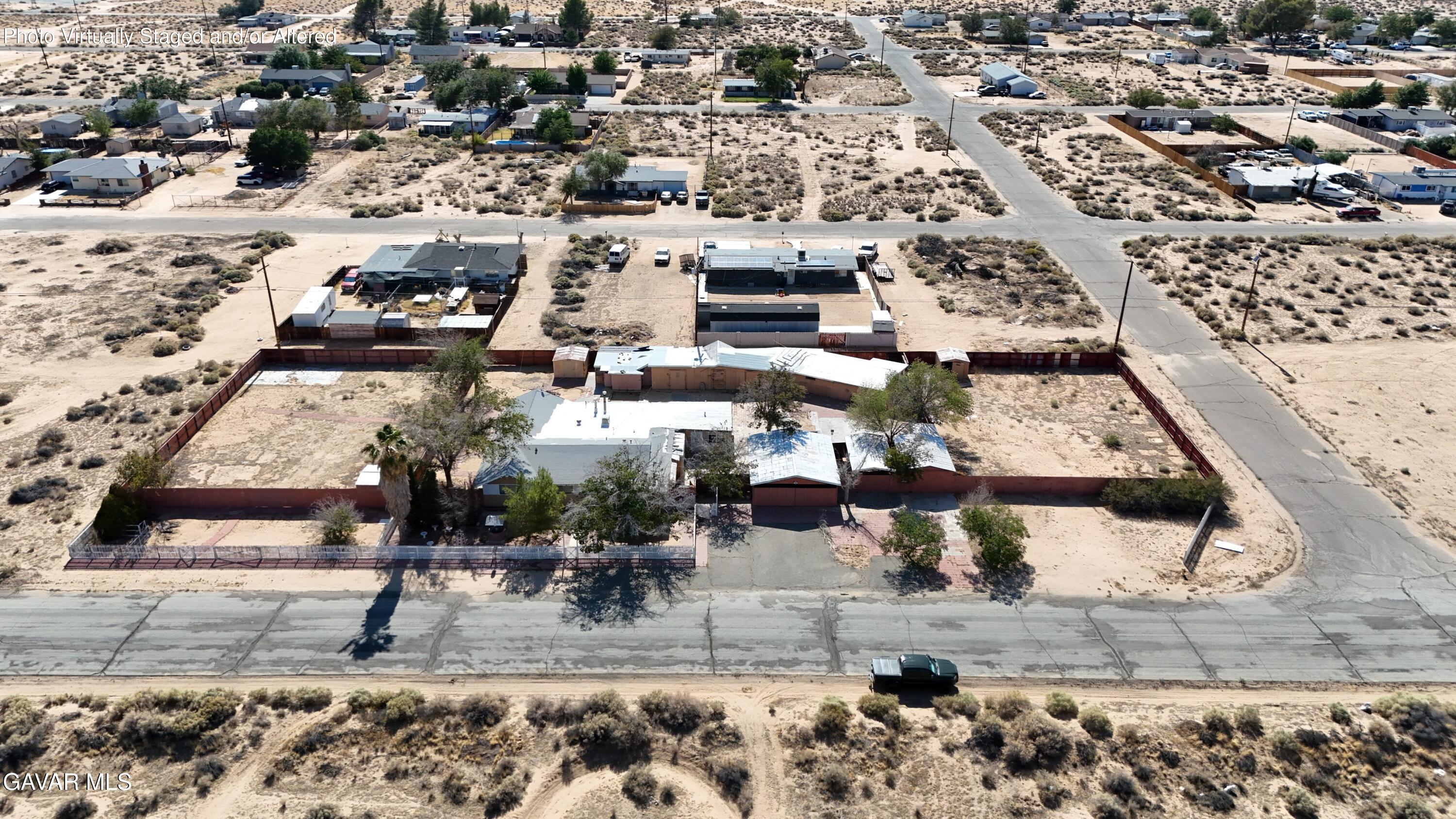 13227 Flint Street North Edwards, CA 93523 - Photo 83 of 84 an aerial view of residential houses with outdoor space