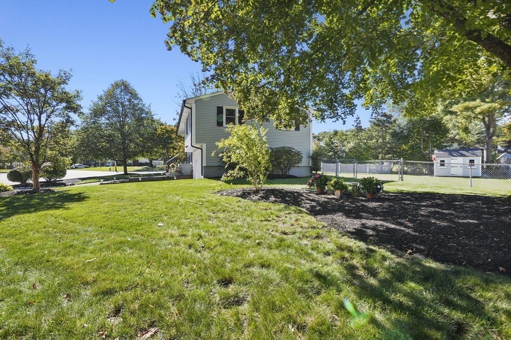 35 Blackman Road Canton, MA 02021 - Photo 20 of 26 a view of a yard with plants and trees