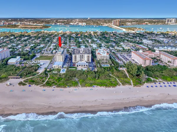 a view of a city from a balcony