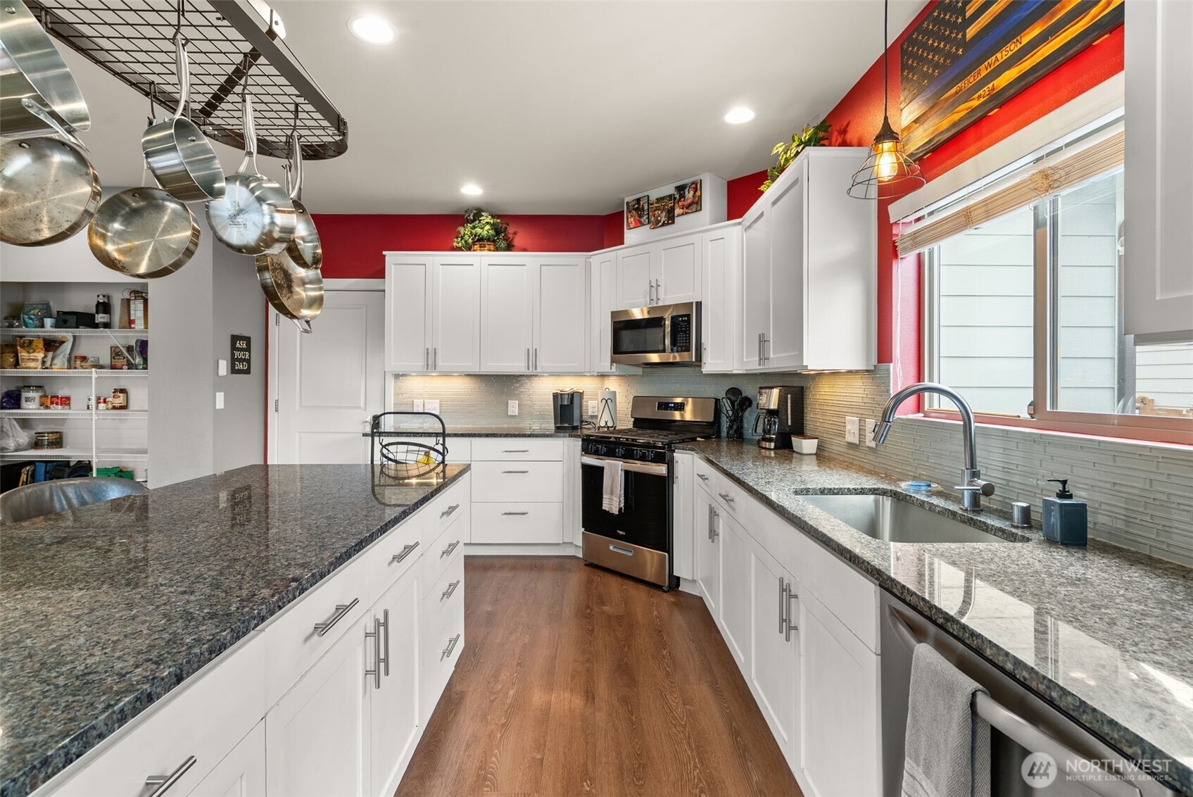 351 South Sergeant Street Buckley, WA 98321 - Photo 11 of 36 a large kitchen with granite countertop lots of counter top space