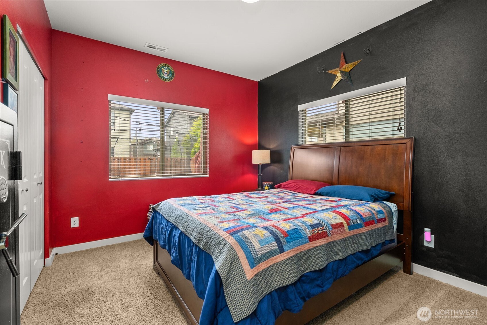 351 South Sergeant Street Buckley, WA 98321 - Photo 15 of 36 a bedroom with a bed and a window