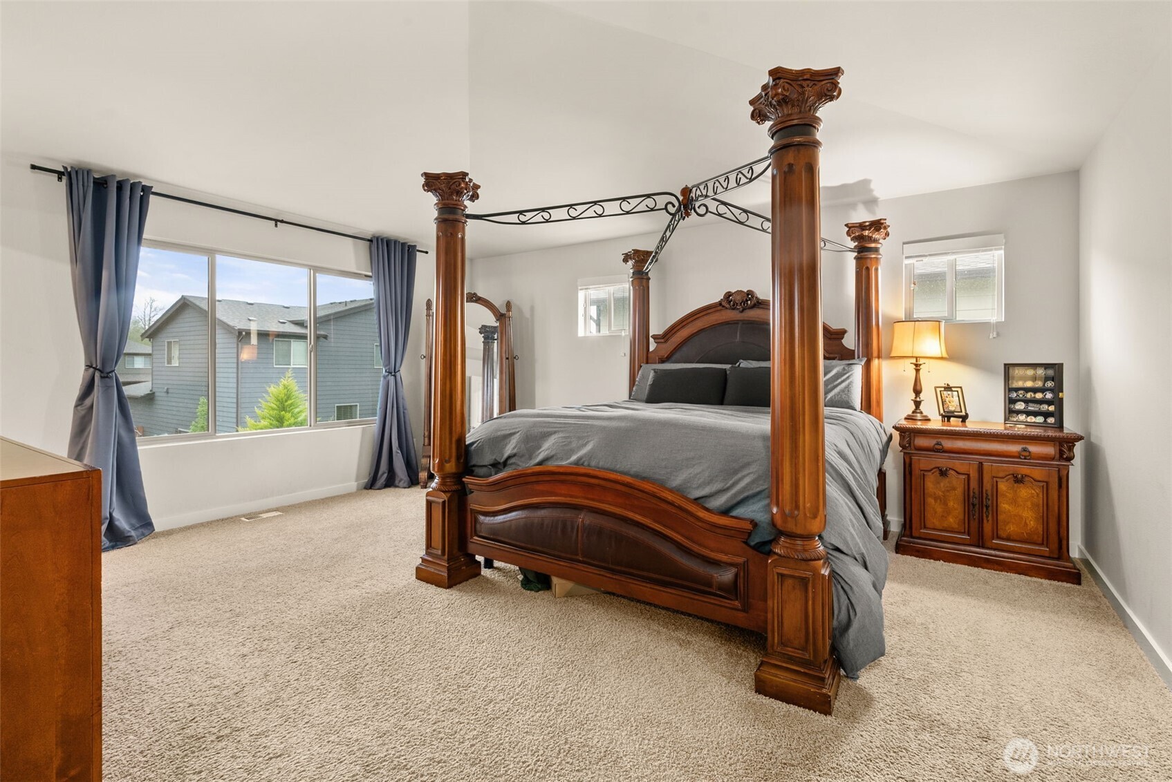 351 South Sergeant Street Buckley, WA 98321 - Photo 19 of 36 a bedroom with a bed and a mirror