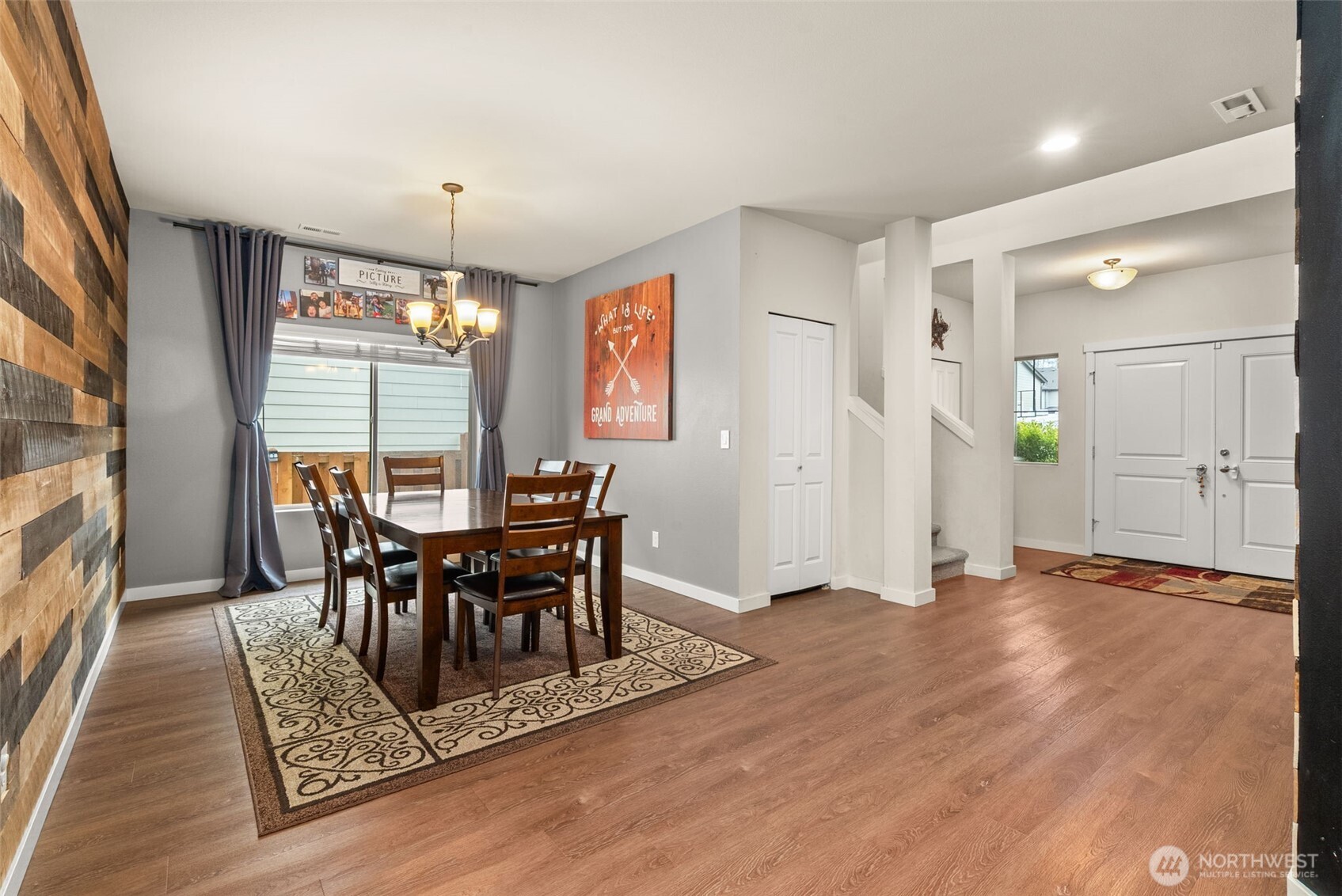 351 South Sergeant Street Buckley, WA 98321 - Photo 8 of 36 a view of a dining room with furniture and wooden floor